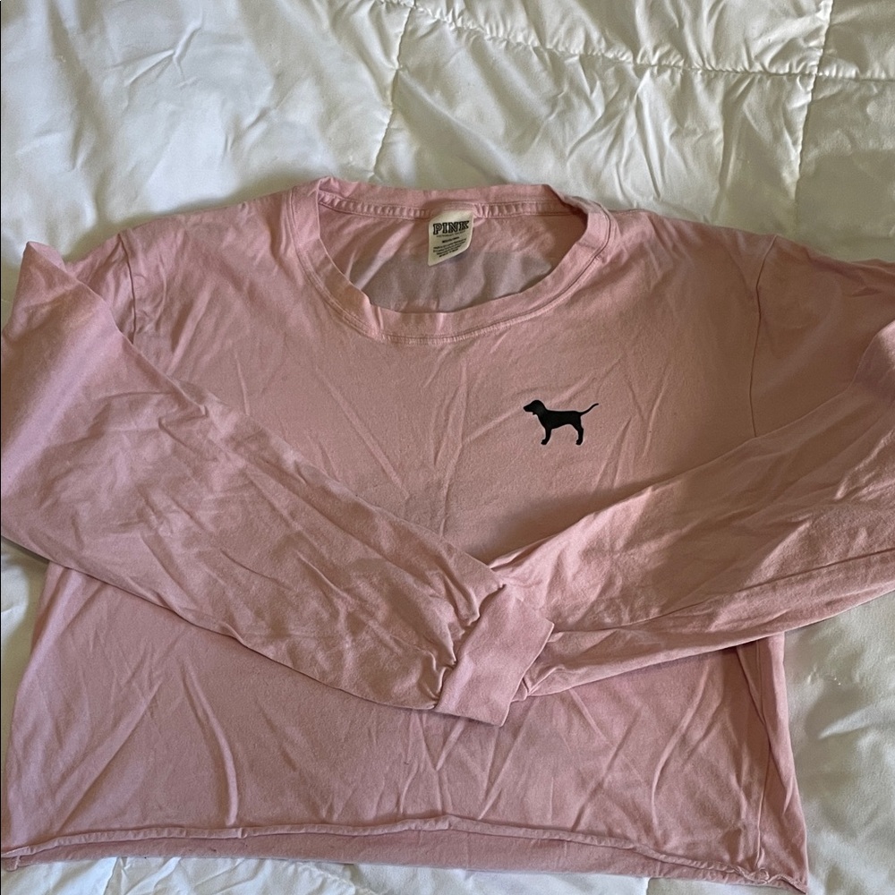 PINK Victoria's Secret Light Pink Top Crop
